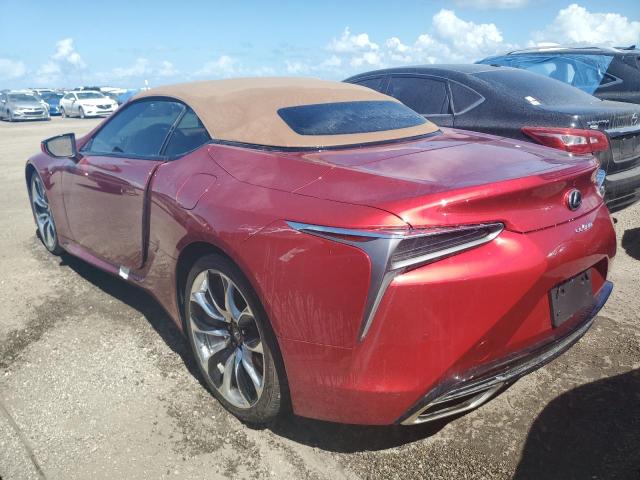 LEXUS LC 500 2023 red  gas JTHMPAAY6PA107483 photo #3