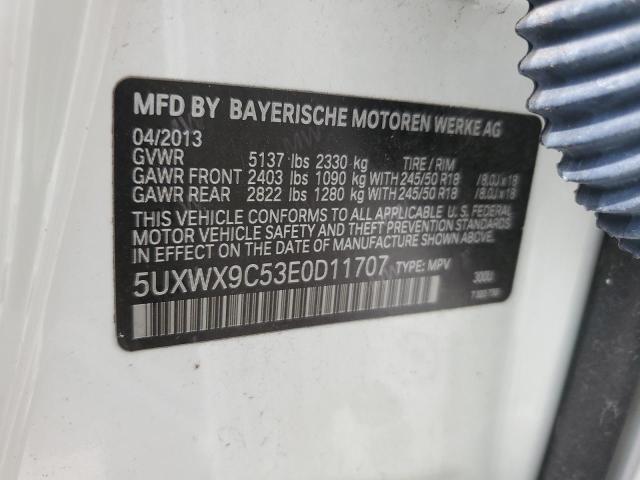 VIN 5UXWX9C53E0D11707 2014 BMW X3, Xdrive28I no.14