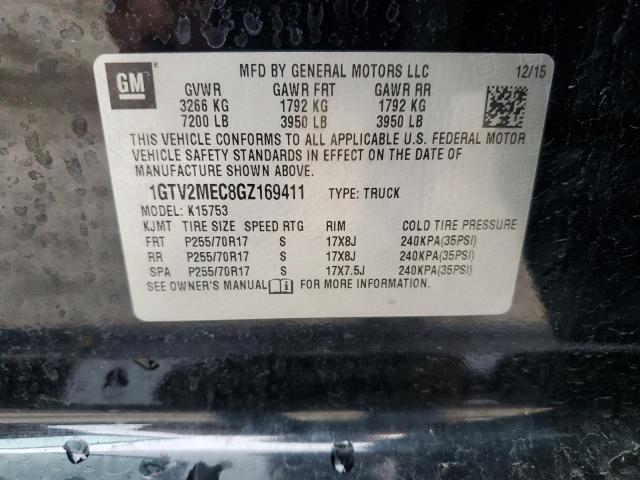 2016 GMC SIERRA K15 - 1GTV2MEC8GZ169411