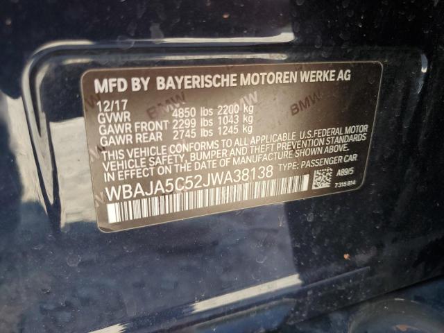 2018 BMW 530 I - WBAJA5C52JWA38138