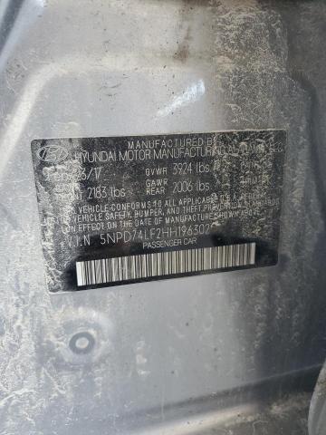 2017 HYUNDAI ELANTRA SE - 5NPD74LF2HH196302