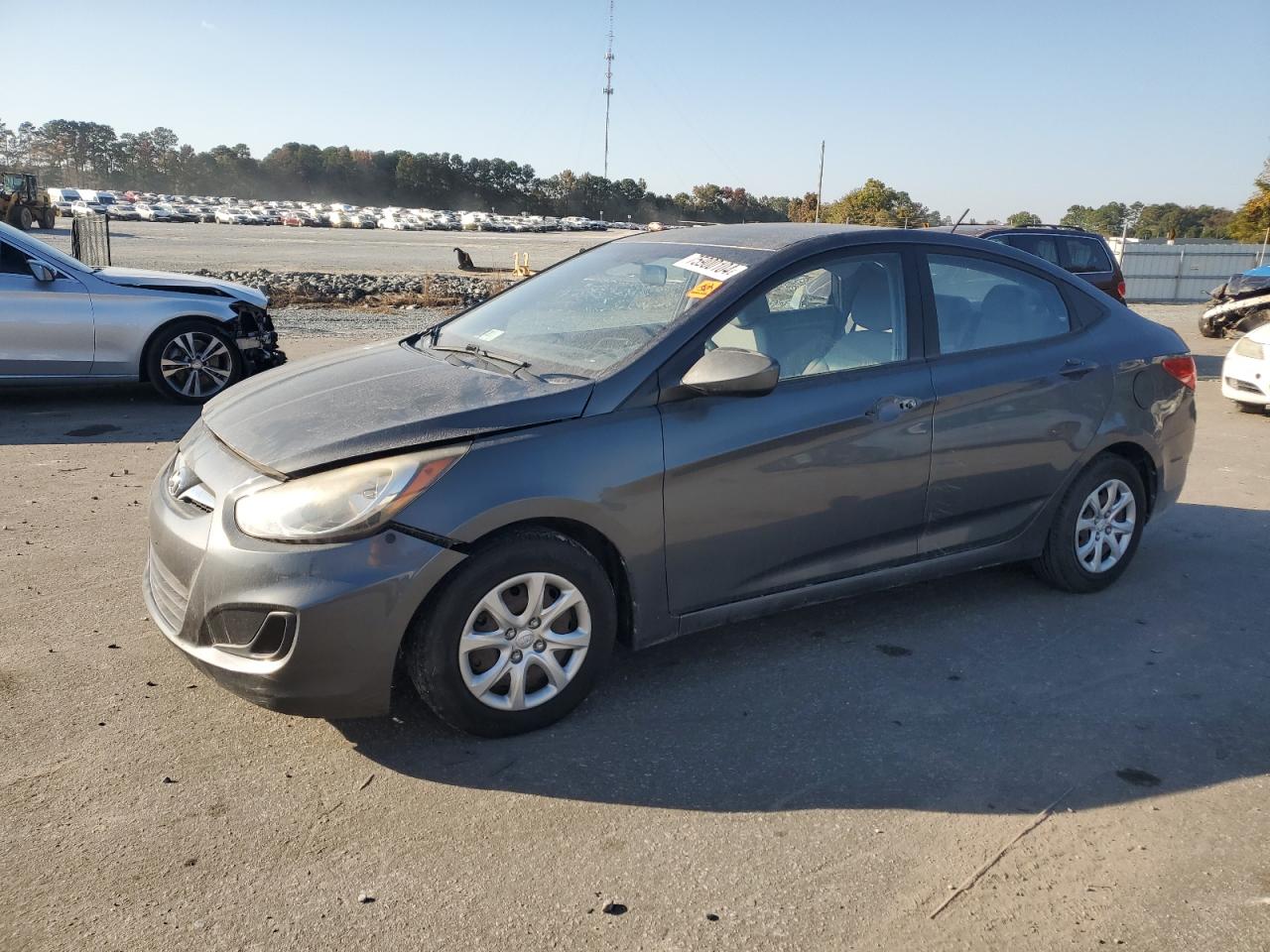 Lot #2928616815 2012 HYUNDAI ACCENT GLS