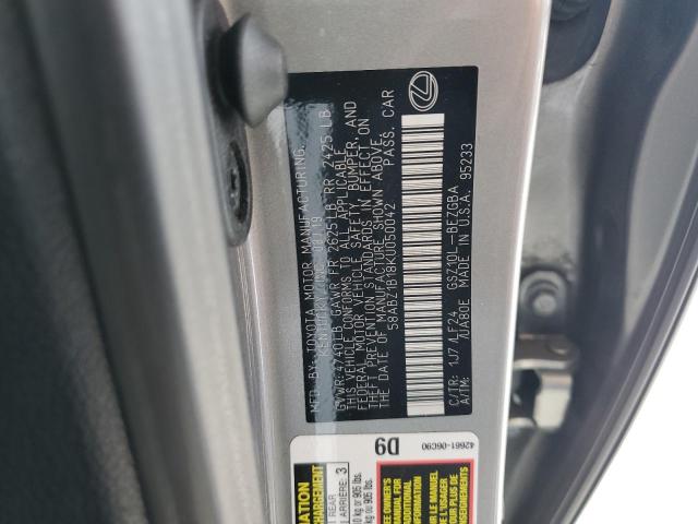2019 LEXUS ES 350 - 58ABZ1B18KU050042