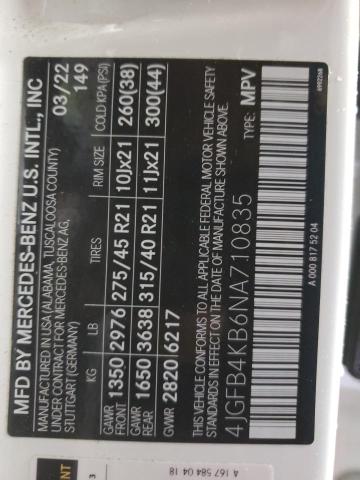 2022 MERCEDES-BENZ GLE 350 4M - 4JGFB4KB6NA710835
