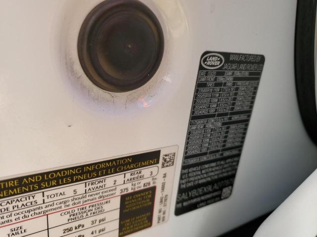 2020 LAND ROVER RANGE ROVE - SALYB2EX9LA277879