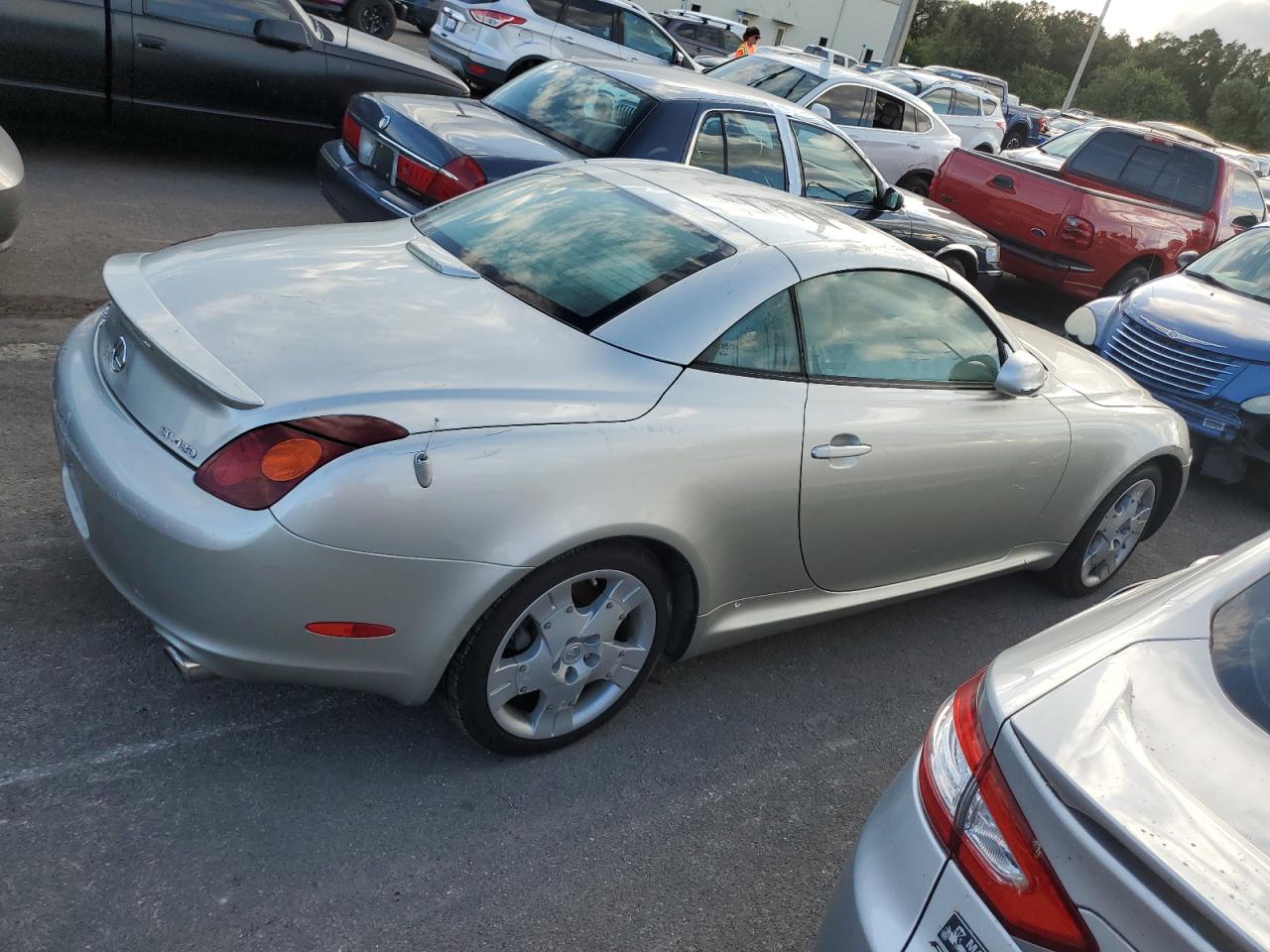 LEXUS SC 430 2004 silver  gas JTHFN48Y140052660 photo #4