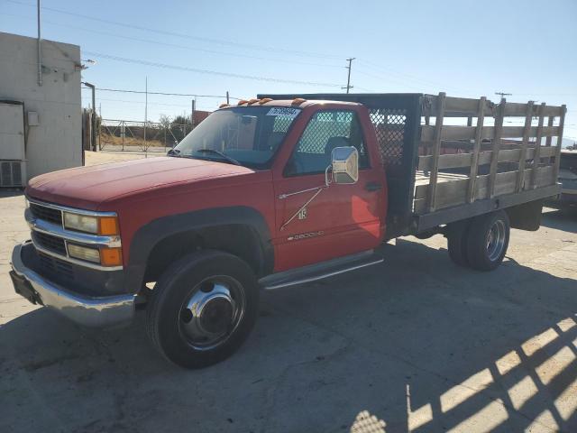 CHEVROLET GMT-400 C3 1996 red chassis diesel 1GBKC34F8TJ106506 photo #1