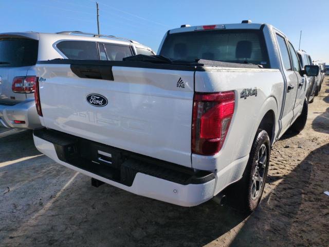 FORD F150 STX 2024 white  gas 1FTEW2LP6RFA60478 photo #4