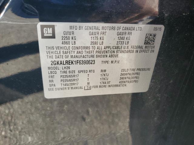 VIN 2GKALREK1F6390623 2015 GMC Terrain, Sle no.13