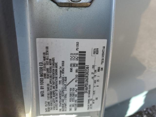 VIN 3FA6P0LU6DR302361 2013 Ford Fusion, Se Hybrid no.12