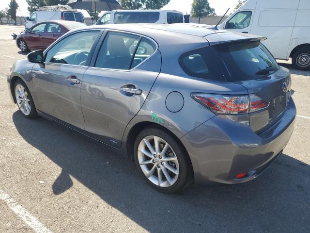 LEXUS CT 200 2012 gray hatchbac hybrid engine JTHKD5BH9C2063490 photo #3