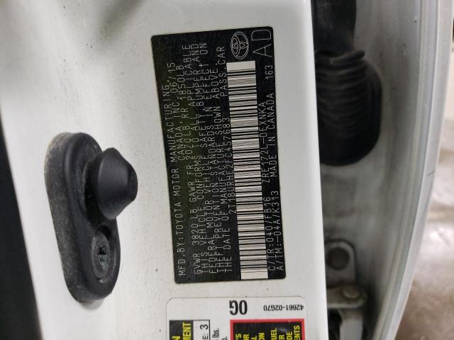 2015 TOYOTA COROLLA L - 2T1BURHE2FC457683