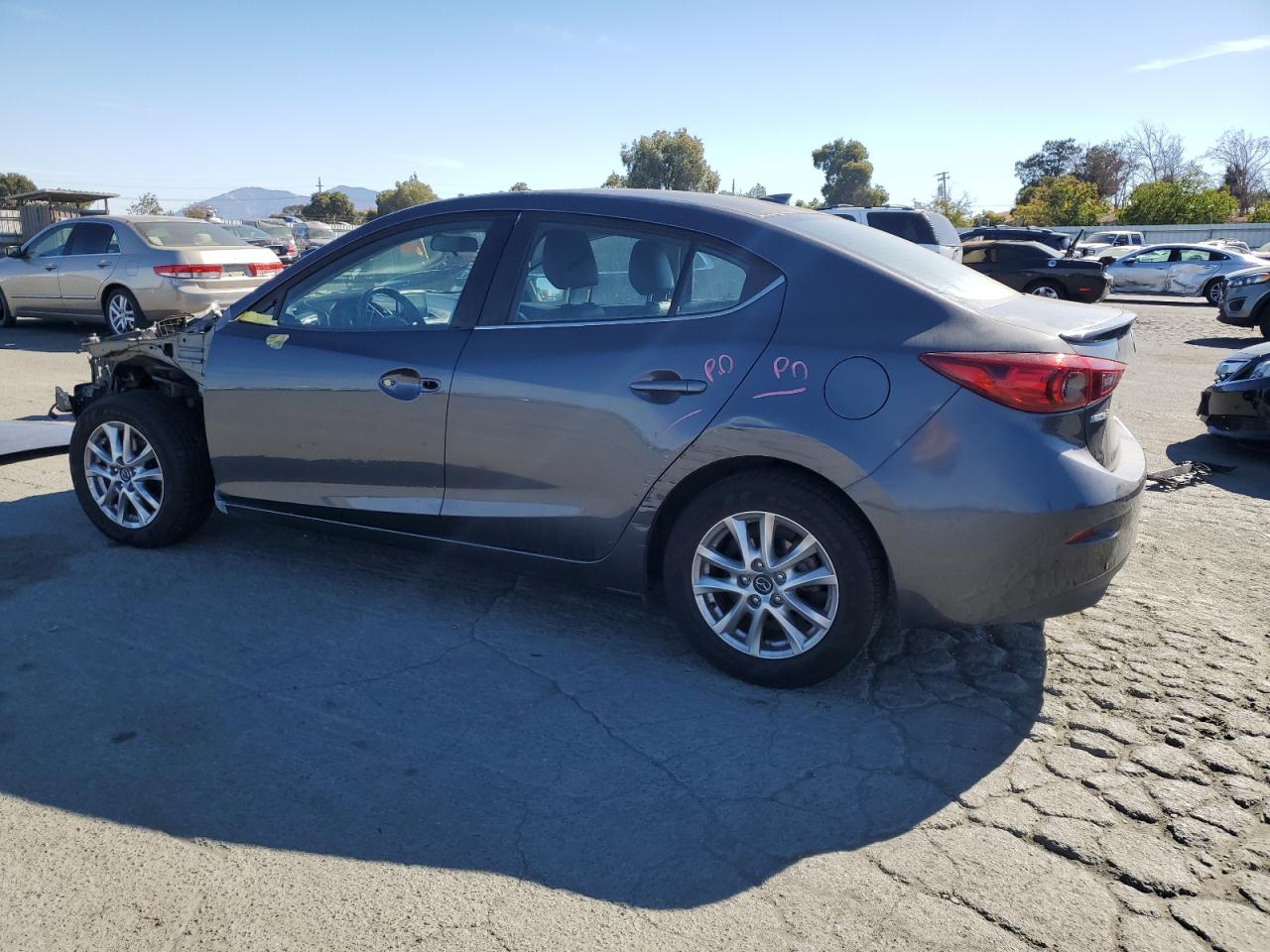 MAZDA 3 GRAND TO 2014 gray  gas JM1BM1W70E1130434 photo #3