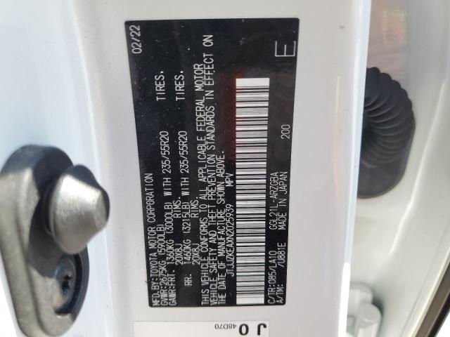 2022 LEXUS RX 350 L L JTJJZKEAXN2025939
