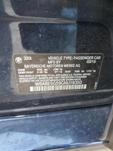 2016 BMW 320 XI - WBA8E5G59GNU19350