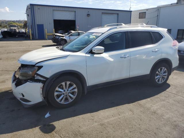 NISSAN ROGUE S 2014 white  gas 5N1AT2MTXEC791330 photo #1