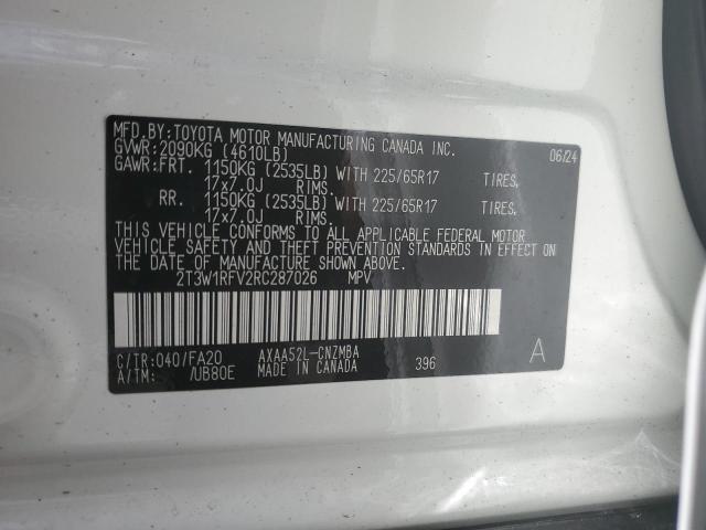 VIN 2T3W1RFV2RC287026 2024 TOYOTA RAV4 no.14