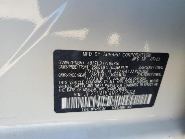 2024 SUBARU CROSSTREK - JF2GUADC4R8272564