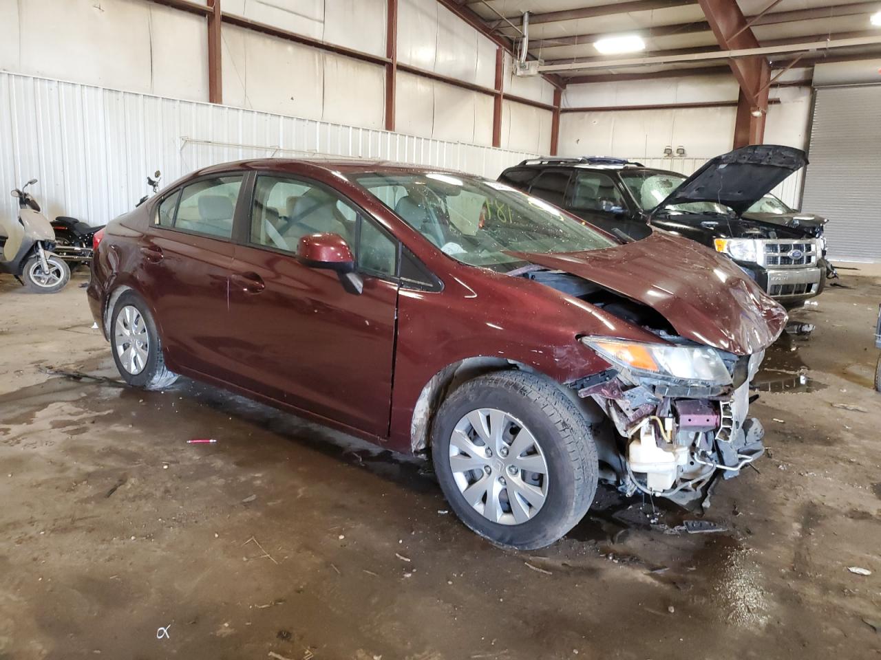 Lot #2923932969 2012 HONDA CIVIC LX