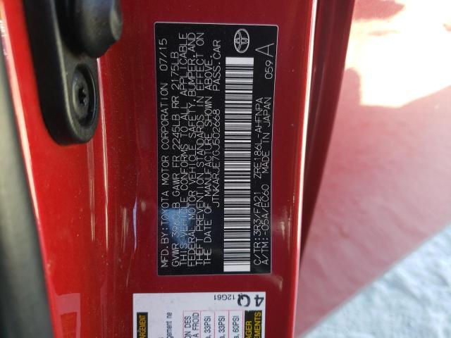 2016 TOYOTA SCION IM - JTNKARJE7GJ502668