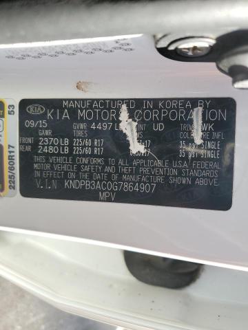 2016 KIA SPORTAGE L - KNDPB3AC0G7864907
