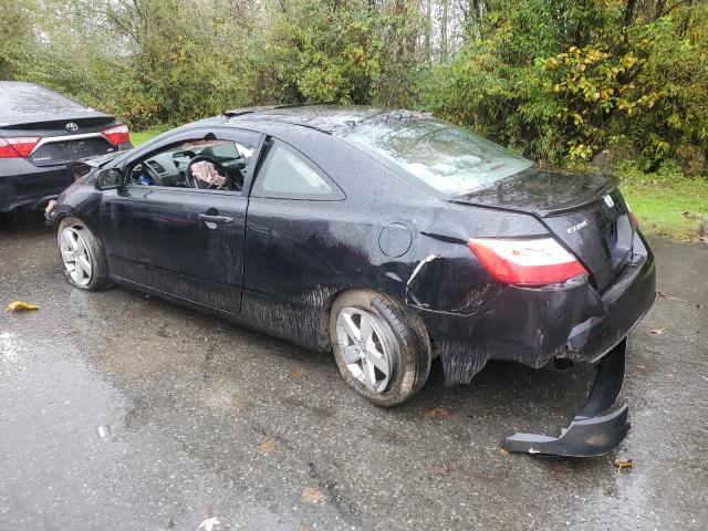 HONDA CIVIC EX 2007 black  gas 2HGFG12807H504831 photo #3