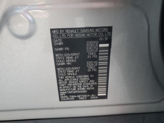 2019 NISSAN ROGUE S - KNMAT2MT2KP544330