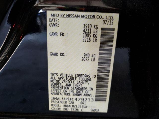 2015 NISSAN ALTIMA 2.5 - 1N4AL3AP1FC479213