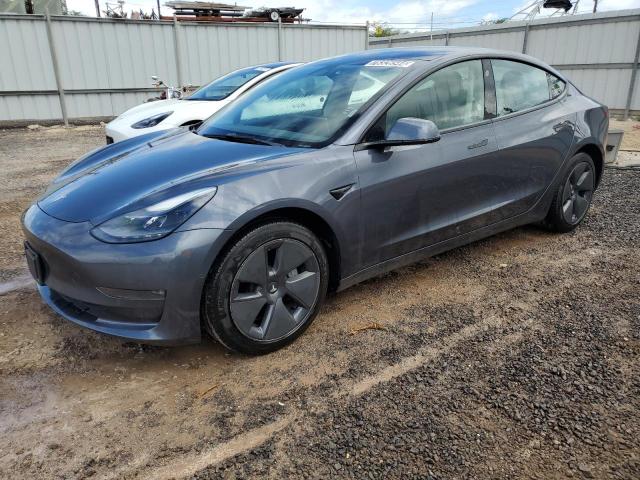 TESLA MODEL 3 2022 gray  electric 5YJ3E1EB1NF256882 photo #1