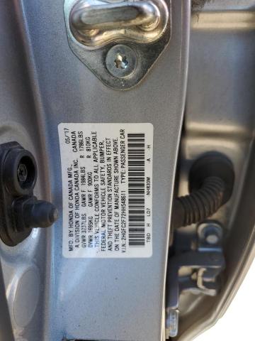 2017 HONDA CIVIC EX - 2HGFC2F72HH548611