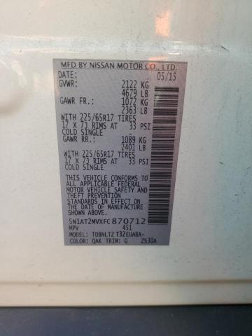 2015 NISSAN ROGUE S - 5N1AT2MVXFC870712