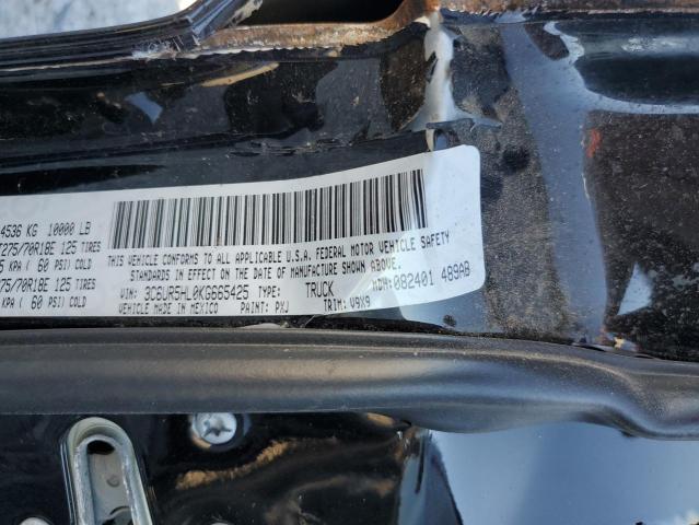 2019 DODGE RAM 2500 3C6UR5HL0KG665425