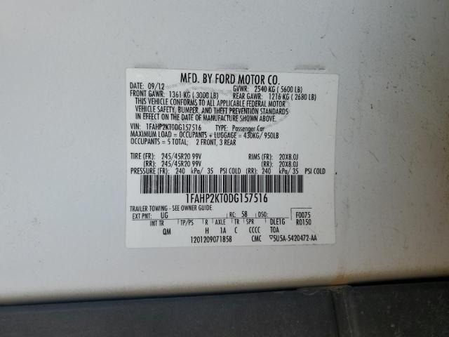 2013 FORD TAURUS SHO #3281622386