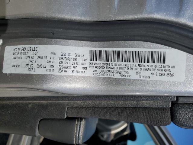 2017 JEEP CHEROKEE L - 1C4PJLCB5HW617039