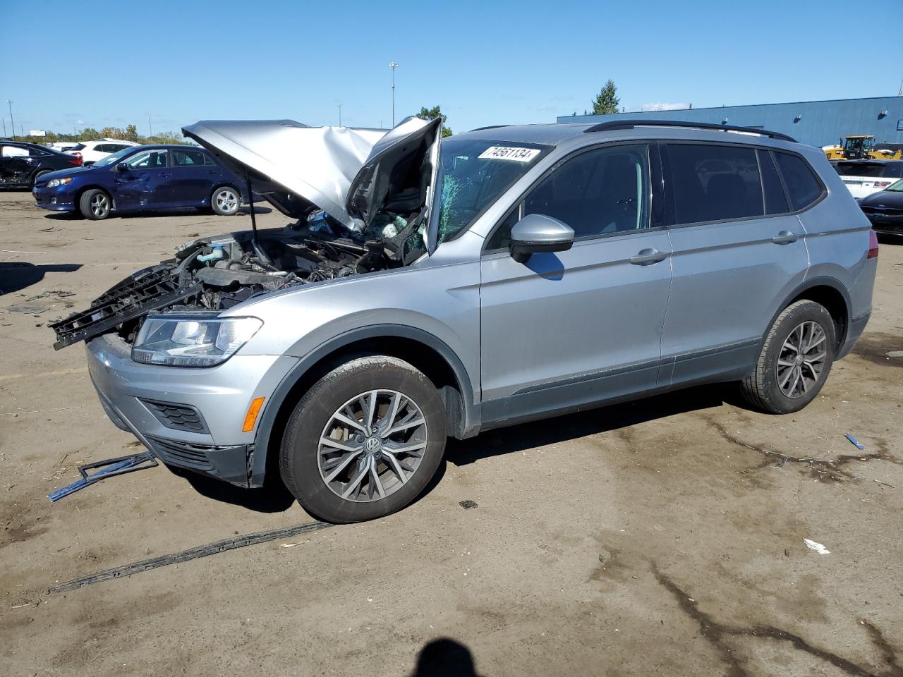 Lot #2955281491 2021 VOLKSWAGEN TIGUAN S