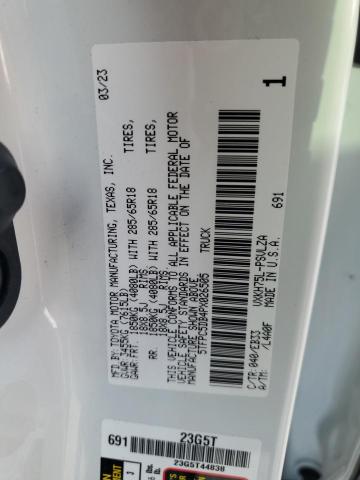 2023 TOYOTA TUNDRA CRE - 5TFPC5DB4PX026505