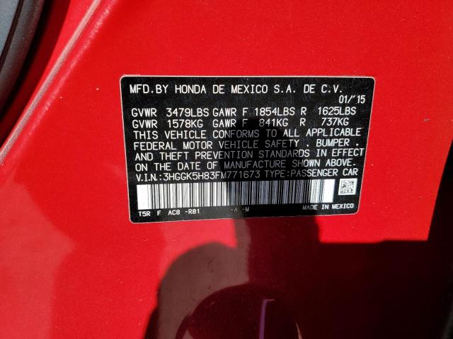 2015 HONDA FIT EX - 3HGGK5H83FM771673