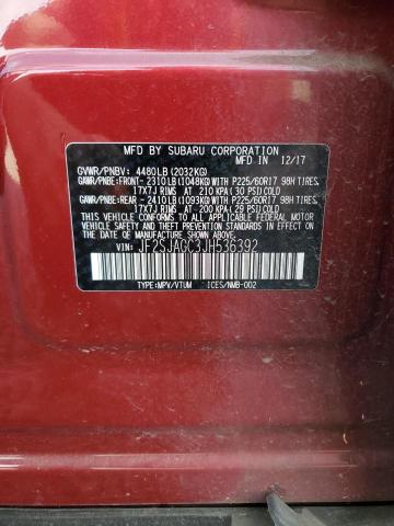 2018 SUBARU FORESTER 2 - JF2SJAGC3JH536392