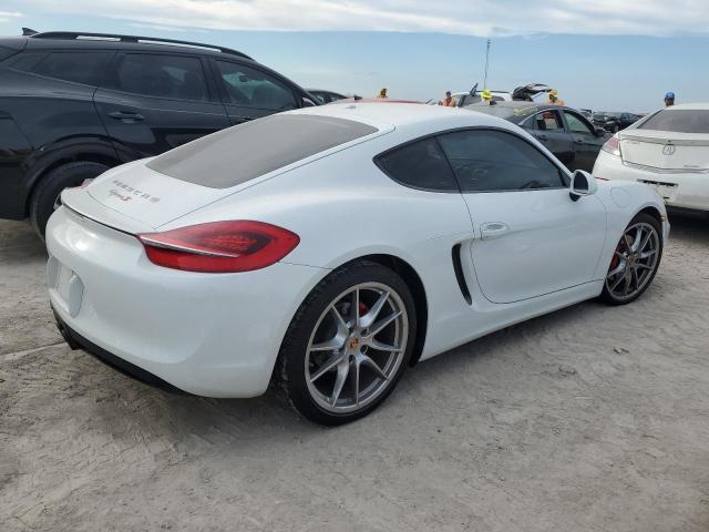 PORSCHE CAYMAN S 2014 white  gas WP0AB2A84EK191321 photo #4