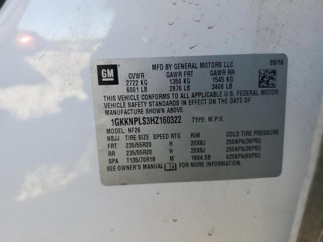 2017 GMC ACADIA DEN - 1GKKNPLS3HZ160322