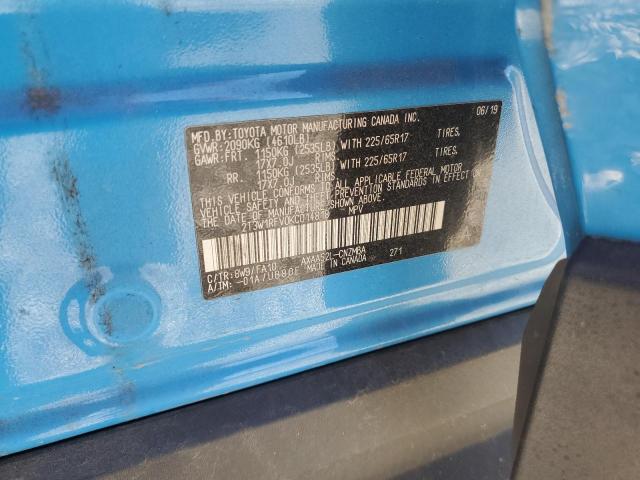 2019 TOYOTA RAV4 XLE - 2T3W1RFV0KC014818