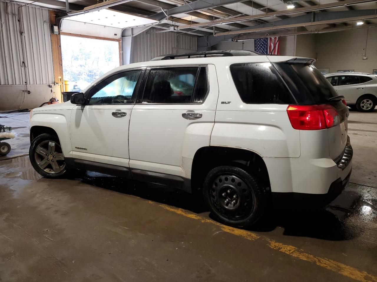 GMC TERRAIN SL 2013 white 4dr spor flexible fuel 2GKALUEK5D6335494 photo #3