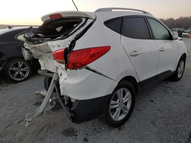 HYUNDAI TUCSON GLS 2013 white  gas KM8JU3ACXDU645641 photo #4