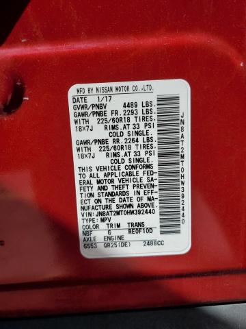 2017 NISSAN ROGUE S - JN8AT2MT0HW392440