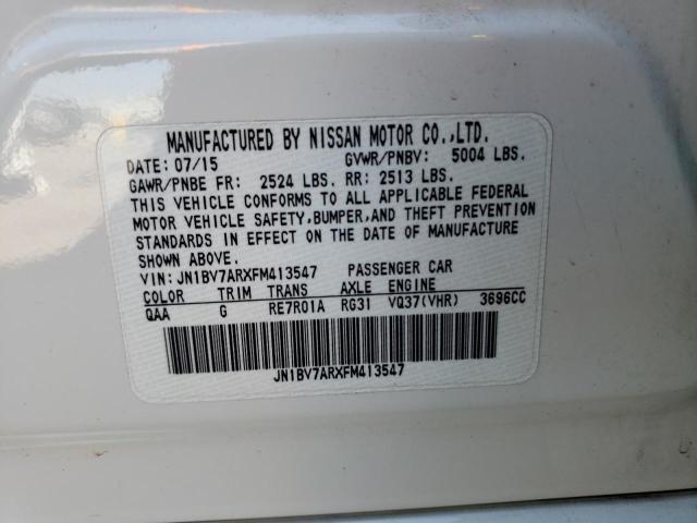 2015 INFINITI Q50 BASE - JN1BV7ARXFM413547