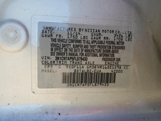 2016 NISSAN VERSA NOTE - 3N1CE2CP8GL368204