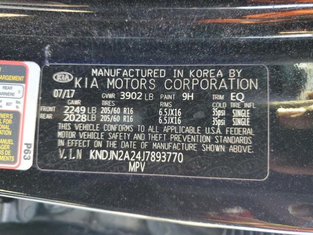 VIN KNDJN2A24J7893770 2018 KIA Soul no.12