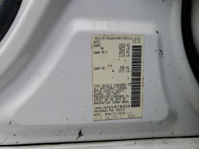 2015 NISSAN ALTIMA 2.5 - 1N4AL3APXFN878464