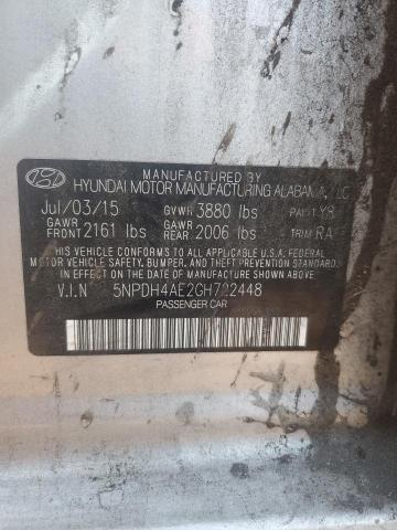 2016 HYUNDAI ELANTRA SE - 5NPDH4AE2GH722448
