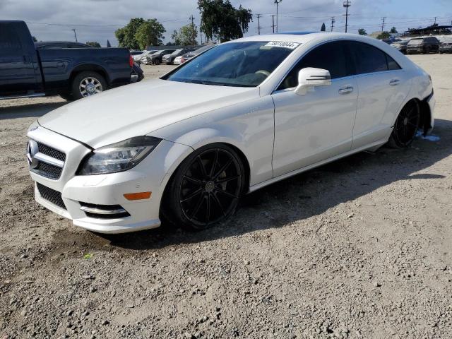 MERCEDES-BENZ CLS 550 2014 white sedan 4d gas WDDLJ7DB5EA125811 photo #1